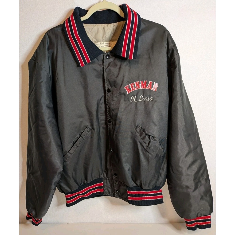 Vintage DeLong Sportswear Men's Varsity Bomber Jacket XL Made In USA